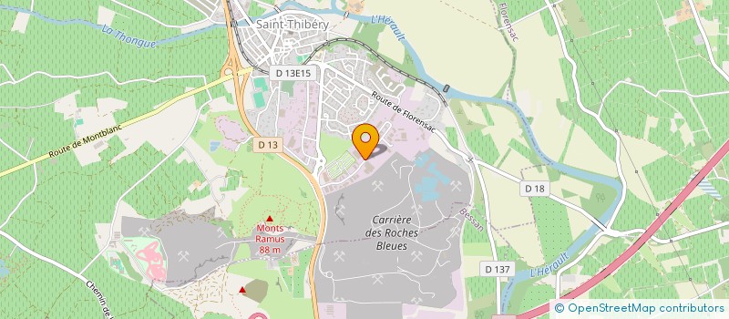 localisation de l'entreprise MONSIEUR TEDDY ARACIL  SAINT-THIBERY