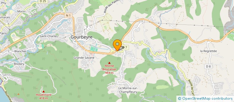 localisation de l'entreprise MONSIEUR TEDDY AVERNE à GOURBEYRE