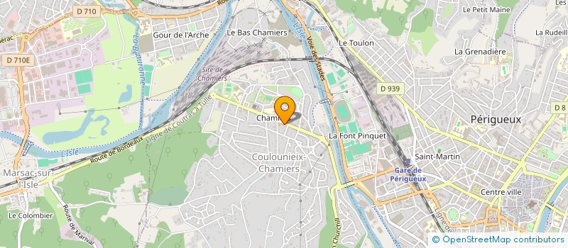 localisation de l'entreprise MONSIEUR TEDDY BAPTISTE  COULOUNIEIX-CHAMIERS