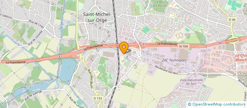 localisation de l'entreprise MONSIEUR TEDDY BAUD  BRETIGNY-SUR-ORGE