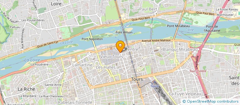 localisation de l'entreprise MONSIEUR TEDDY BAULU  TOURS