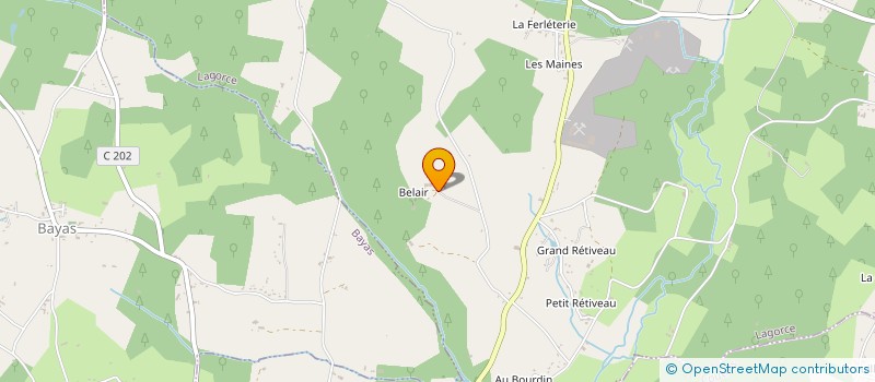 localisation de l'entreprise MONSIEUR TEDDY BENONY  LES EGLISOTTES-ET-CHALAURES