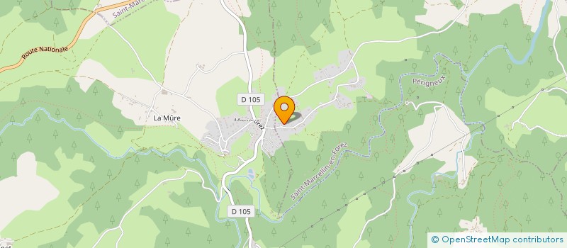 localisation de l'entreprise MONSIEUR TEDDY BERTHOLET  SAINT-MARCELLIN-EN-FOREZ