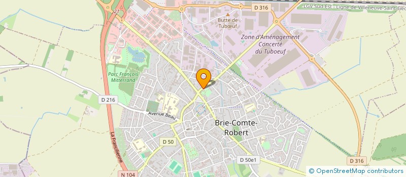 localisation de l'entreprise MONSIEUR TEDDY BERTRAND  BRIE-COMTE-ROBERT