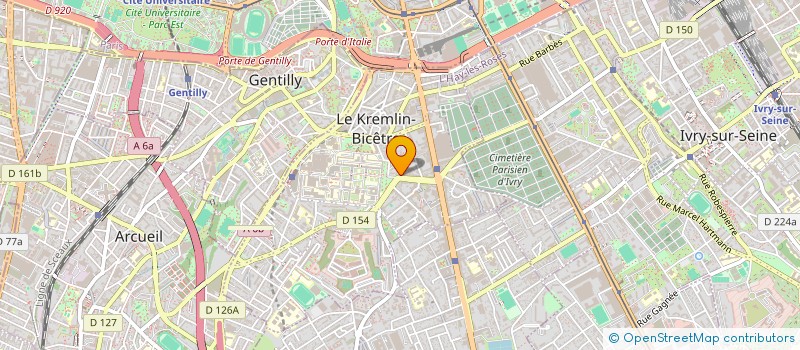 localisation de l'entreprise MONSIEUR TEDDY BILLARD  LE KREMLIN-BICETRE