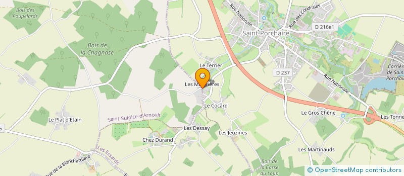 localisation de l'entreprise MONSIEUR TEDDY BOISSELET  SAINT-SULPICE-D'ARNOULT