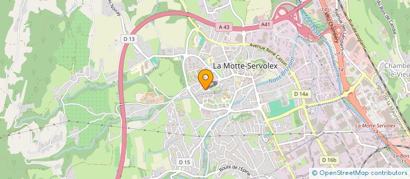 localisation de l'entreprise MONSIEUR TEDDY BOSC à LA MOTTE-SERVOLEX
