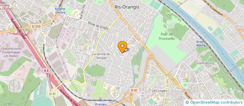 localisation de l'entreprise MONSIEUR TEDDY BOUENDE  EVRY-COURCOURONNES