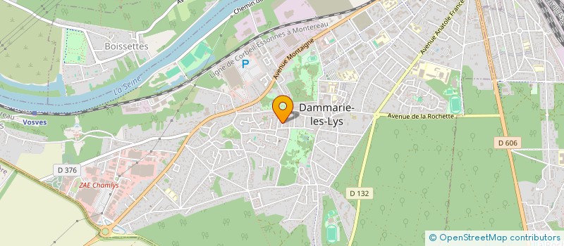 localisation de l'entreprise MONSIEUR TEDDY BOURDIN à DAMMARIE-LES-LYS