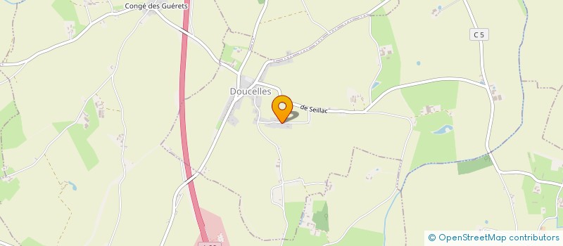 localisation de l'entreprise MONSIEUR TEDDY BOUSSION  DOUCELLES