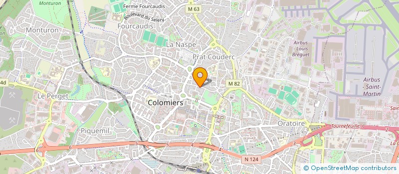 localisation de l'entreprise MONSIEUR TEDDY BOUTET à COLOMIERS