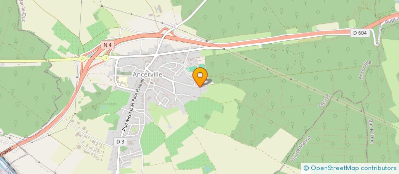 localisation de l'entreprise MONSIEUR TEDDY BREDEMESTRE  ANCERVILLE