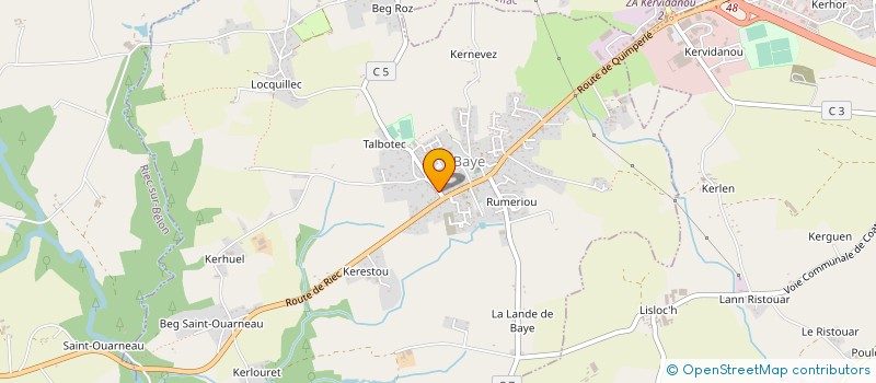 localisation de l'entreprise MONSIEUR TEDDY BREZULIER à BAYE