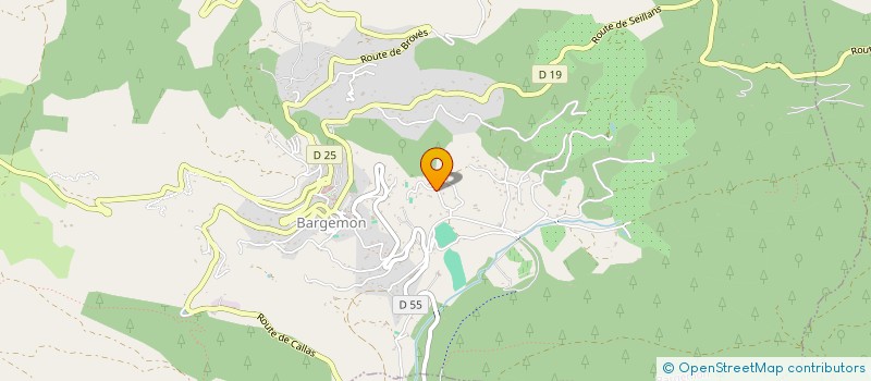 localisation de l'entreprise MONSIEUR TEDDY BRUYER  BARGEMON