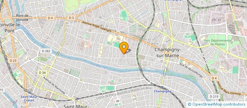 localisation de l'entreprise MONSIEUR TEDDY BUAMULUNGU FETI à CHAMPIGNY SUR MARNE