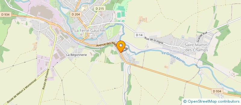 localisation de l'entreprise MONSIEUR TEDDY BUREL  FERTE-GAUCHER (LA)