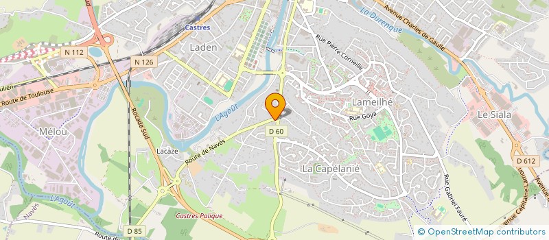 localisation de l'entreprise MONSIEUR TEDDY CAILLET  CASTRES