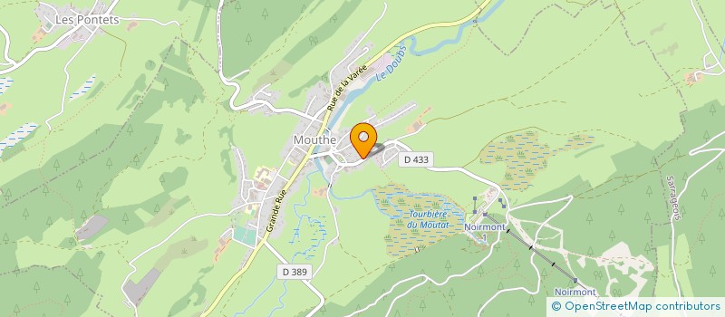 localisation de l'entreprise MONSIEUR TEDDY CANNELLE  MOUTHE