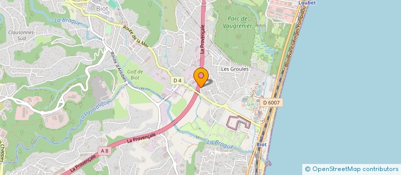 localisation de l'entreprise MONSIEUR TEDDY CAPELOT  ANTIBES