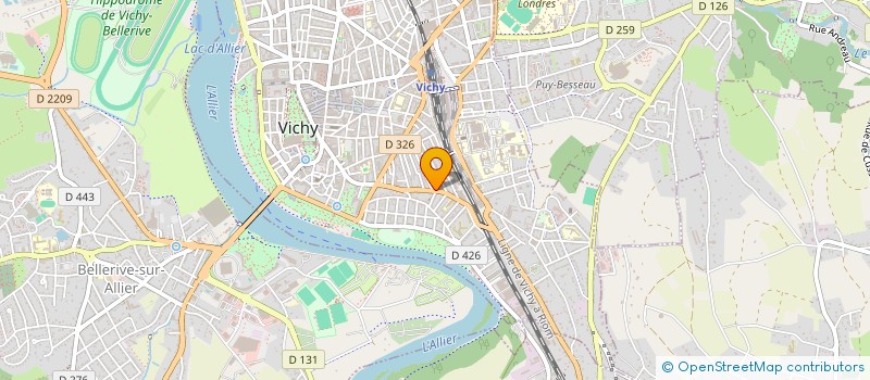 localisation de l'entreprise MONSIEUR TEDDY CARRIAS à VICHY