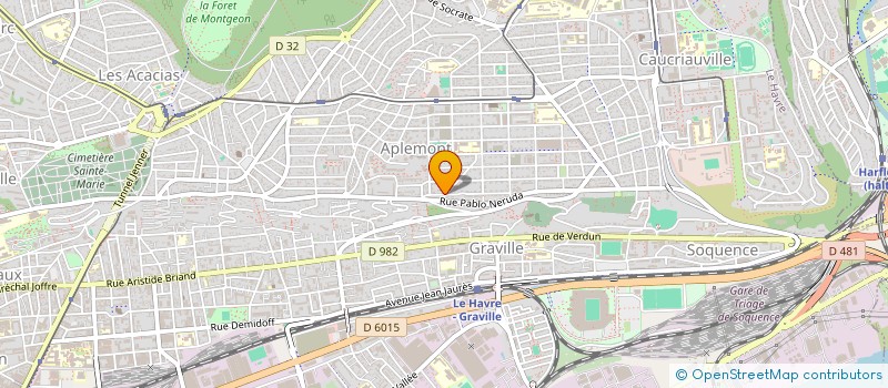 localisation de l'entreprise MONSIEUR TEDDY CAZUC à LE HAVRE