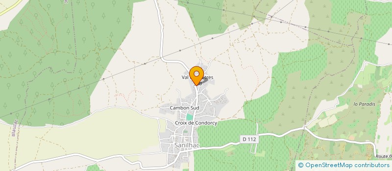 localisation de l'entreprise MONSIEUR TEDDY CHATELET  SANILHAC-SAGRIES