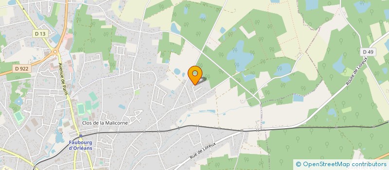 localisation de l'entreprise MONSIEUR TEDDY CHAUVIN  ROMORANTIN-LANTHENAY