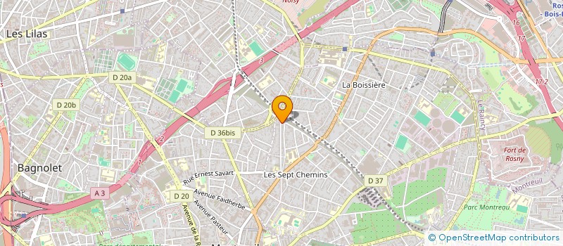 localisation de l'entreprise MONSIEUR TEDDY CHIPAN à MONTREUIL