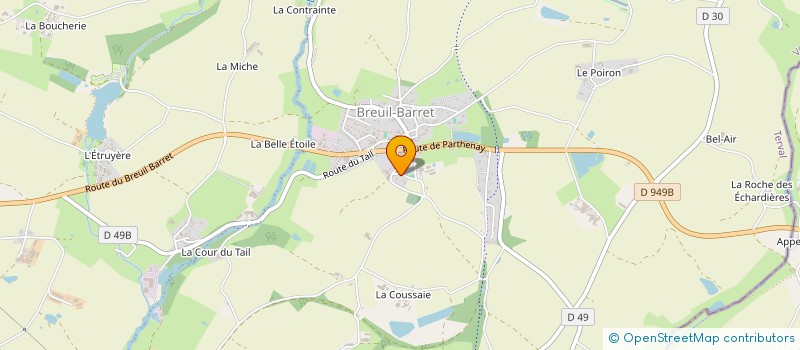 localisation de l'entreprise MONSIEUR TEDDY CHOUC à VOUVANT
