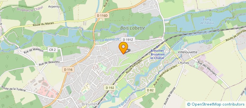 localisation de l'entreprise MONSIEUR TEDDY CIMIA à BREUILLET