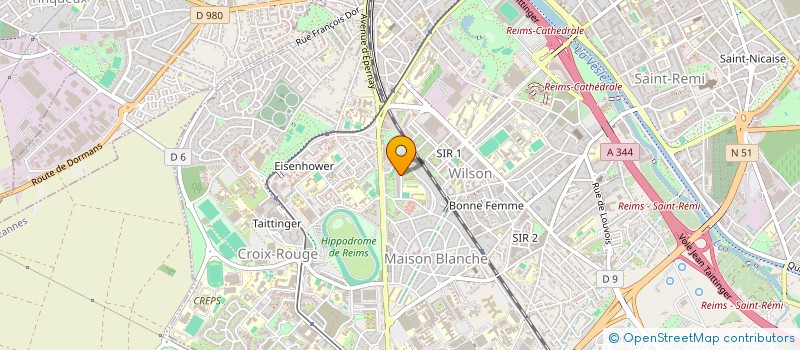 localisation de l'entreprise MONSIEUR TEDDY CLICHE  REIMS