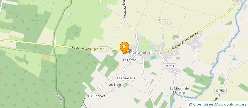 localisation de l'entreprise MONSIEUR TEDDY CORBET à MONTMERREI