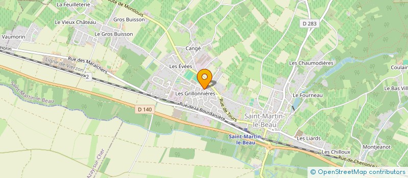 localisation de l'entreprise MONSIEUR TEDDY COSSON  SAINT-MARTIN-LE-BEAU