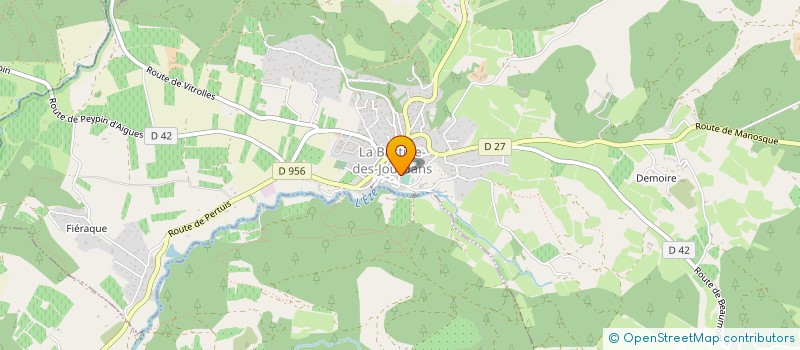 localisation de l'entreprise MONSIEUR TEDDY COULARET à LA BASTIDE-DES-JOURDANS