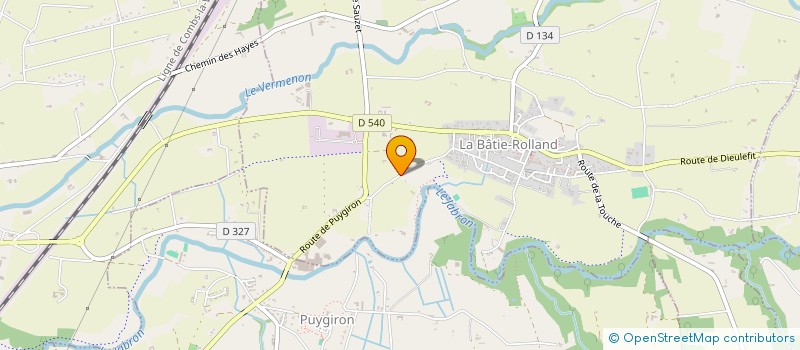localisation de l'entreprise MONSIEUR TEDDY DARCILLON  LA BATIE-ROLLAND