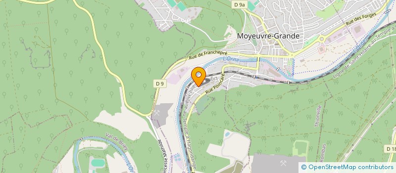 localisation de l'entreprise MONSIEUR TEDDY DEBLOIS  MOYEUVRE-GRANDE