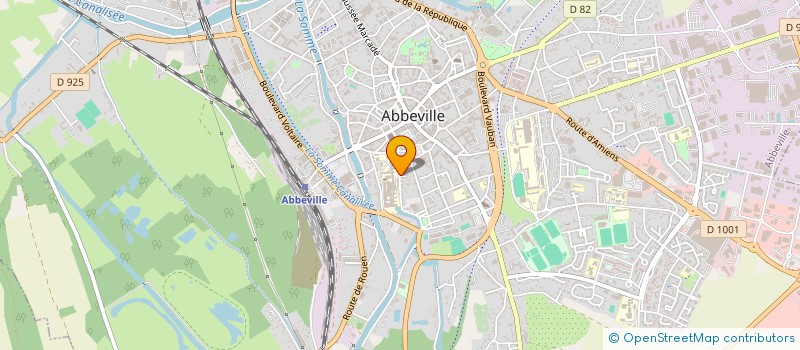 localisation de l'entreprise MONSIEUR TEDDY DELAPORTE à ABBEVILLE