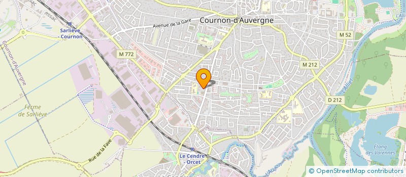 localisation de l'entreprise MONSIEUR TEDDY DESFORGES  COURNON-D'AUVERGNE