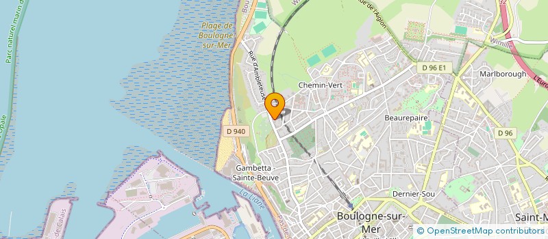 localisation de l'entreprise MONSIEUR TEDDY DEVIN  BOULOGNE-SUR-MER