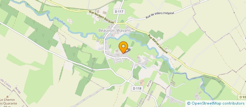 localisation de l'entreprise MONSIEUR TEDDY DUBUISSON  BEAUVOIR-WAVANS
