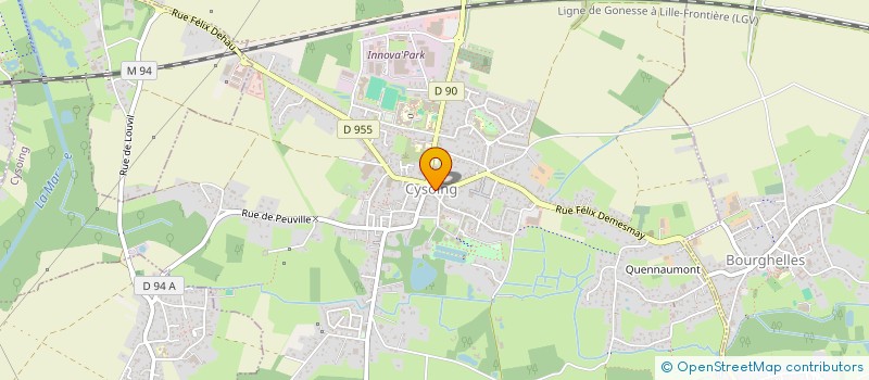 localisation de l'entreprise MONSIEUR TEDDY DUFOUR  CYSOING