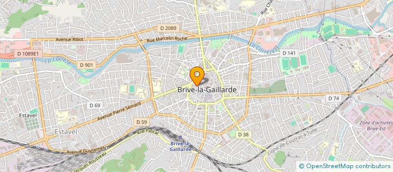 localisation de l'entreprise MONSIEUR TEDDY DURAND  BRIVE-LA-GAILLARDE