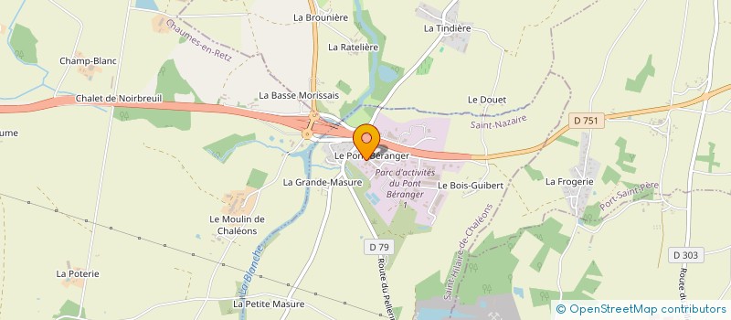 localisation de l'entreprise MONSIEUR TEDDY DURAND  SAINT-HILAIRE-DE-CHALEONS