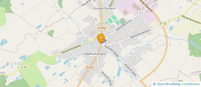 localisation de l'entreprise MONSIEUR TEDDY FELICE  LE CONTROIS-EN-SOLOGNE