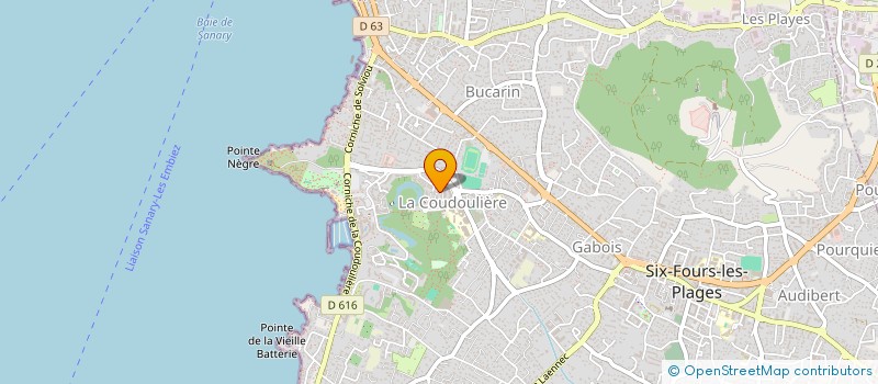 localisation de l'entreprise MONSIEUR TEDDY FORTAIN à SIX-FOURS-LES-PLAGES