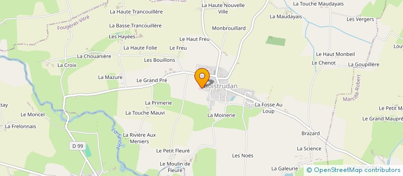 localisation de l'entreprise MONSIEUR TEDDY FURON à BOISTRUDAN