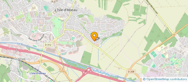 localisation de l'entreprise MONSIEUR TEDDY GAGNEUIL  L'ISLE-D'ABEAU