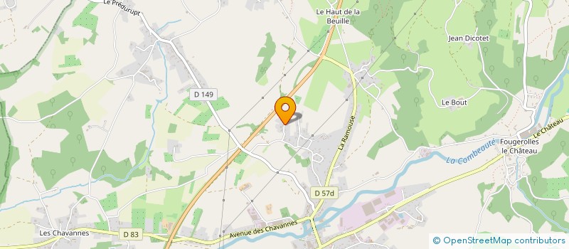 localisation de l'entreprise MONSIEUR TEDDY GALMICHE  FOUGEROLLES-SAINT-VALBERT