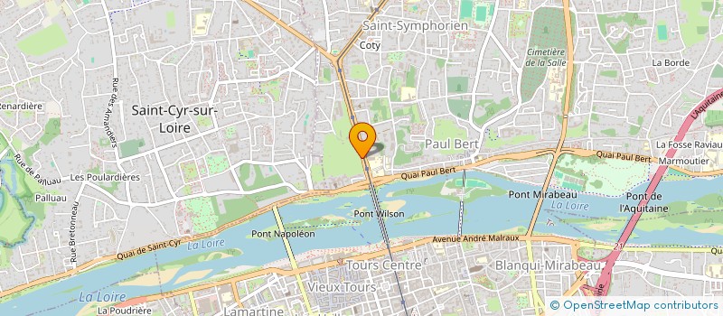 localisation de l'entreprise MONSIEUR TEDDY GANDEMER  TOURS