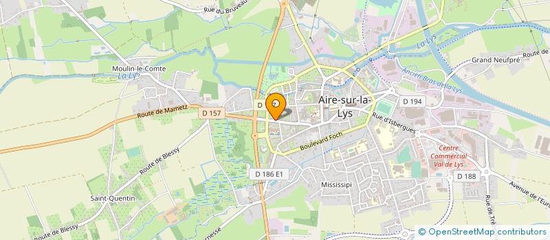 localisation de l'entreprise MONSIEUR TEDDY GOMER  AIRE-SUR-LA-LYS